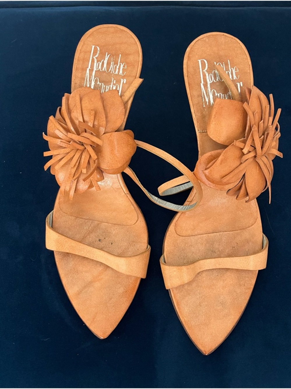 Rodolphe Menudier Tan leather  High Heeled Sandals 39